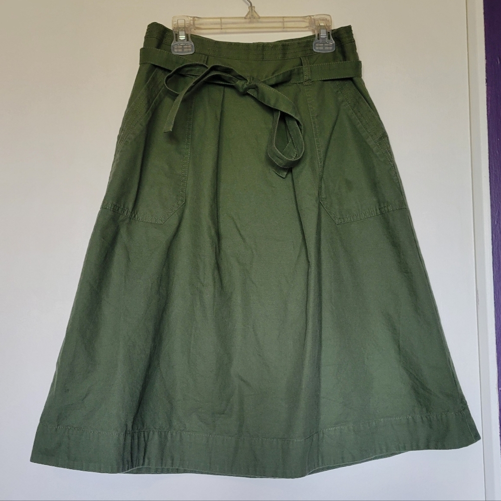 Olive Green Women's Skirt
